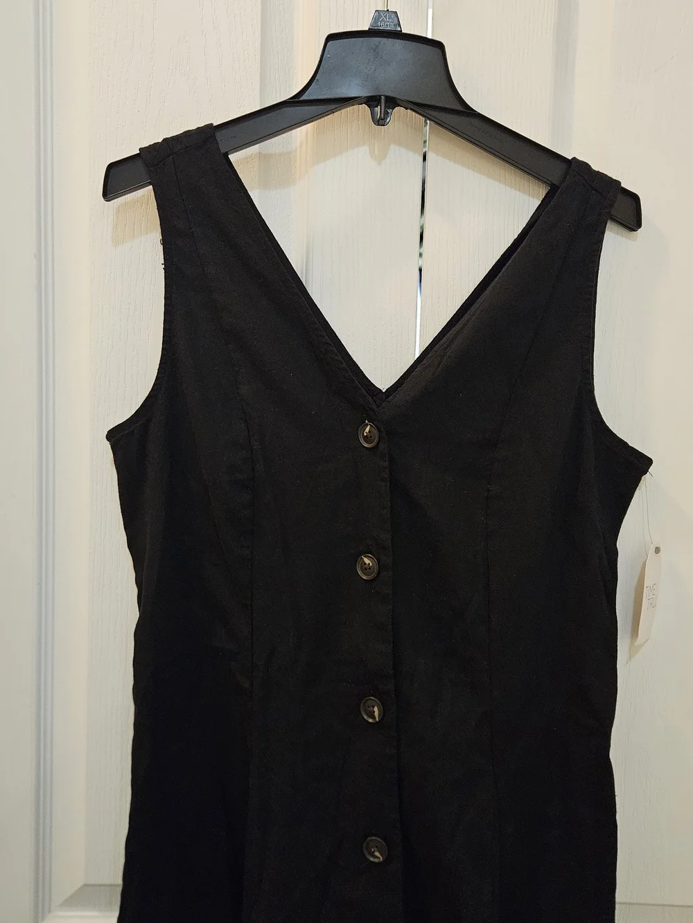 Time and Tru Women’s Sleeveless Button Down Midi Dress, Size Medium NWT